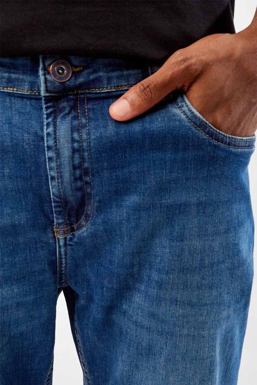 Calça Jeans Slim Super Stone