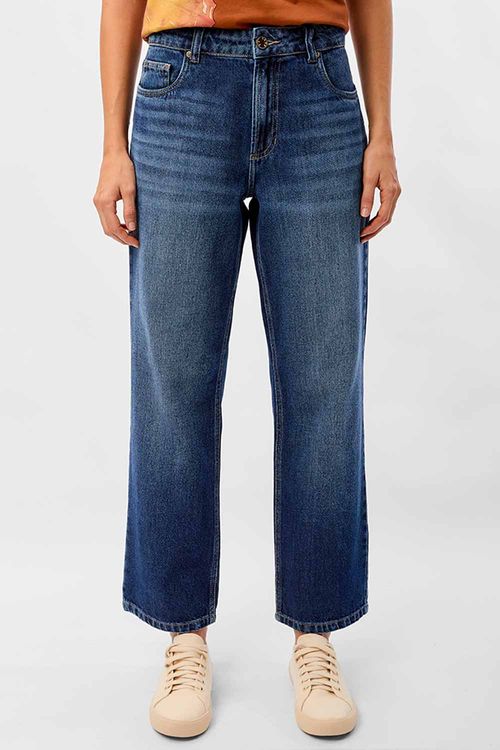 Calça Jeans Straight Super Stone