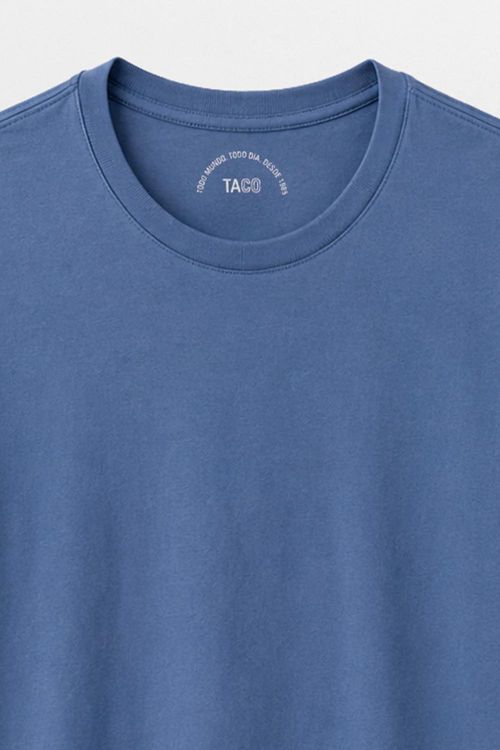 T-Shirt Básica Comfort Azul Jeans