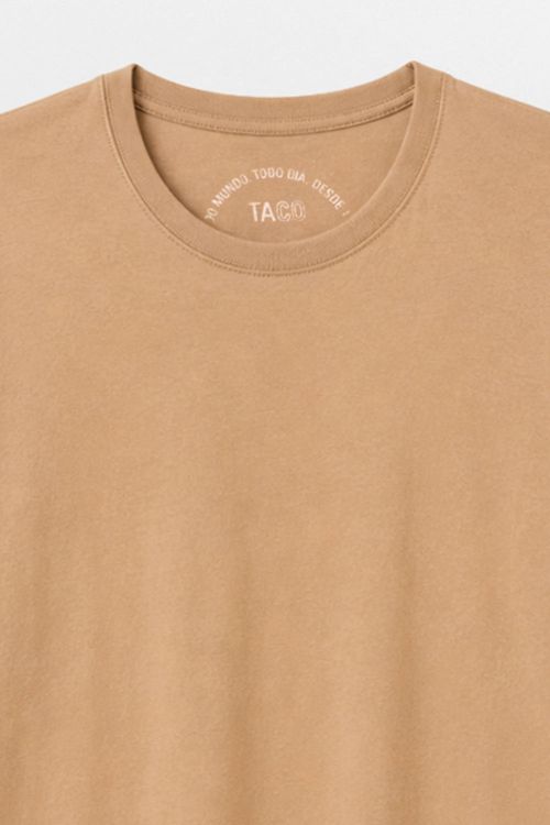 T-Shirt Básica Comfort Khaki