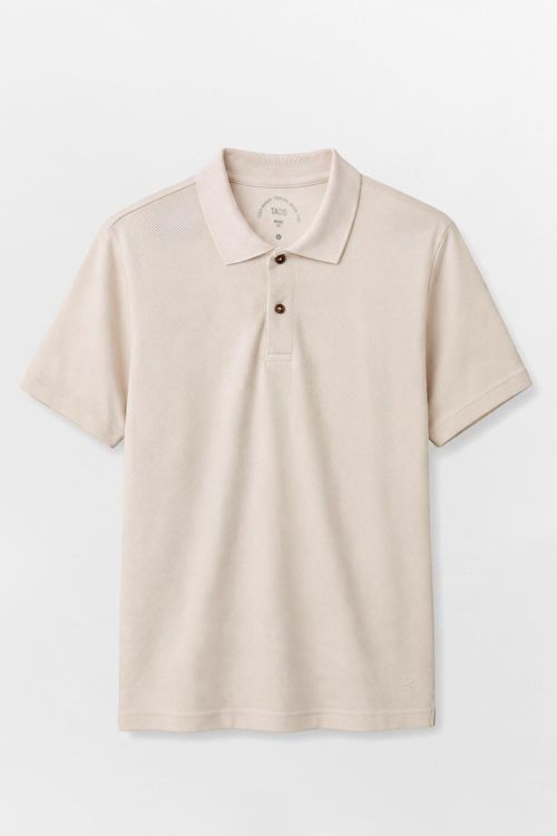 Polo Básica Fit Piquet Molinê Cru