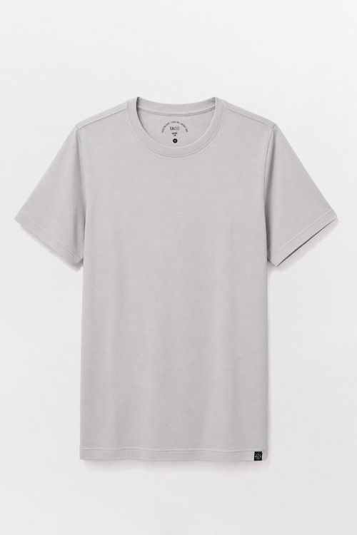 T-Shirt Básica Fit Cinza