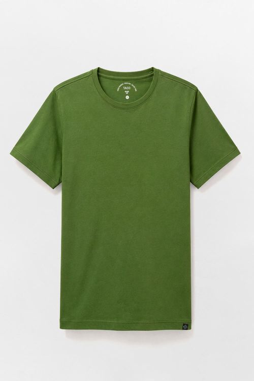 T-Shirt Básica Fit Verde Militar