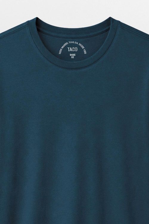 T-Shirt Básica Fit Chumbo
