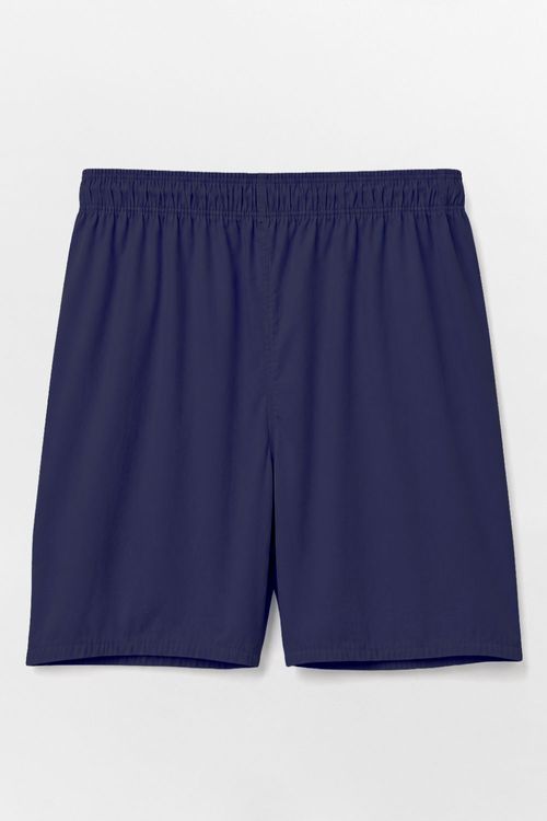 Short Liso Cupro Azul Marinho