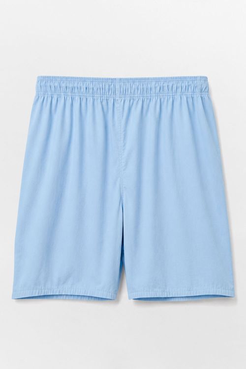 Short Liso Cupro Azul Claro
