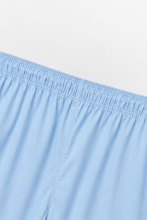 Short Liso Cupro Azul Claro