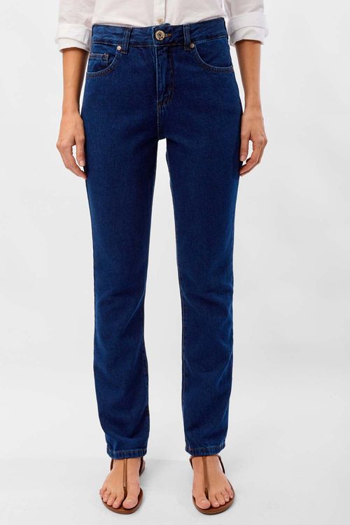 Calça Jeans Straight Basic Stone New