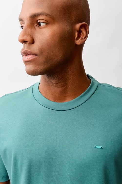 T-Shirt Básica Suedine Supima Verde