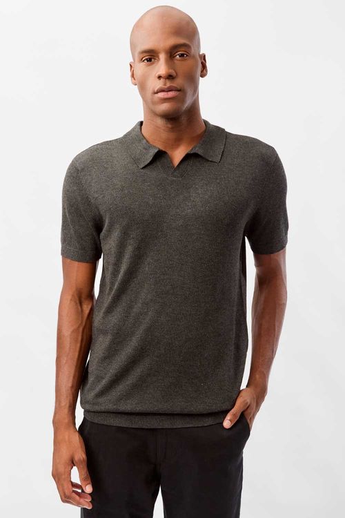 Polo Tricot Grafite