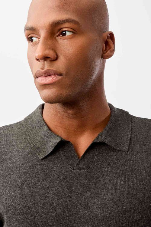 Polo Tricot Grafite