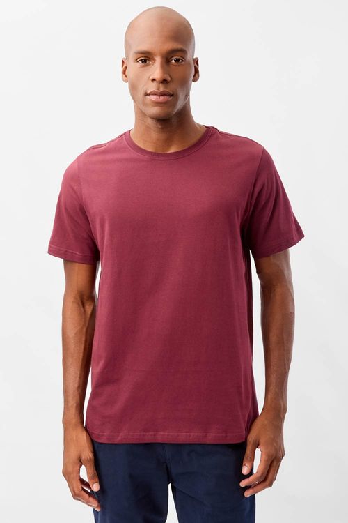 T-Shirt Básica Fit Vinho