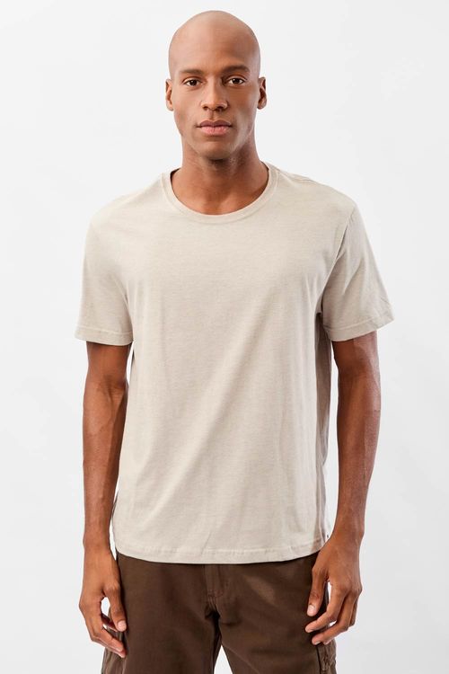 T-Shirt Básica Comfort Mescla Cinza