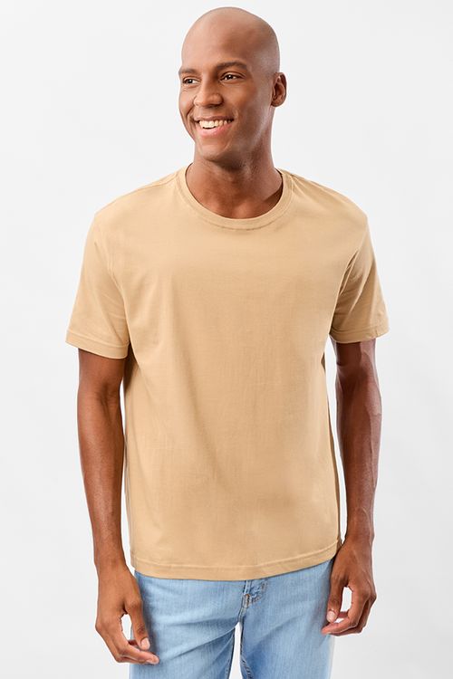 T-Shirt Básica Comfort Khaki