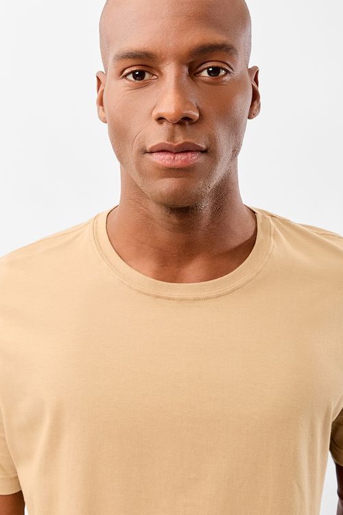 T-Shirt Básica Comfort Khaki