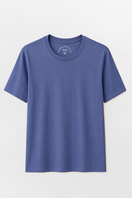 T-Shirt Básica Color Fit Az Jns