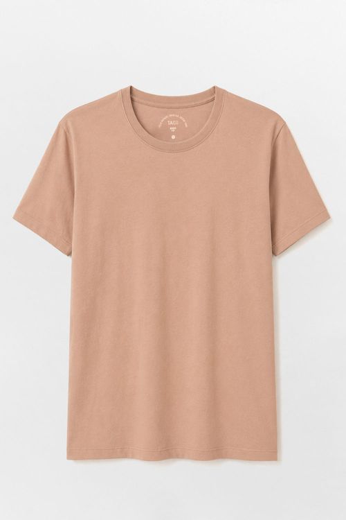 T-Shirt Básica Color Fit Khaki