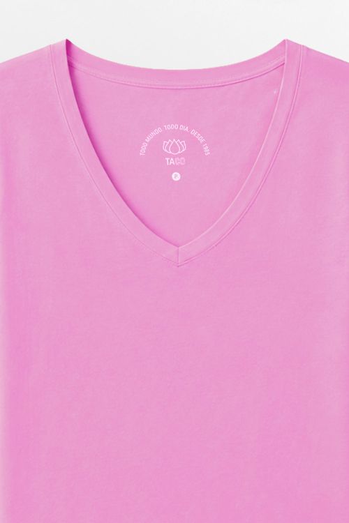 Blusa Básica Fio Penteado Rosa Clara