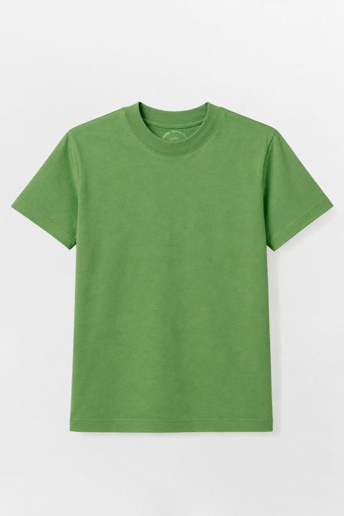 Blusa Básica Recorte Lateral Verde