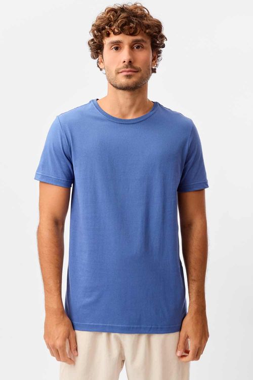 T-Shirt Básica Color Fit Az Jns