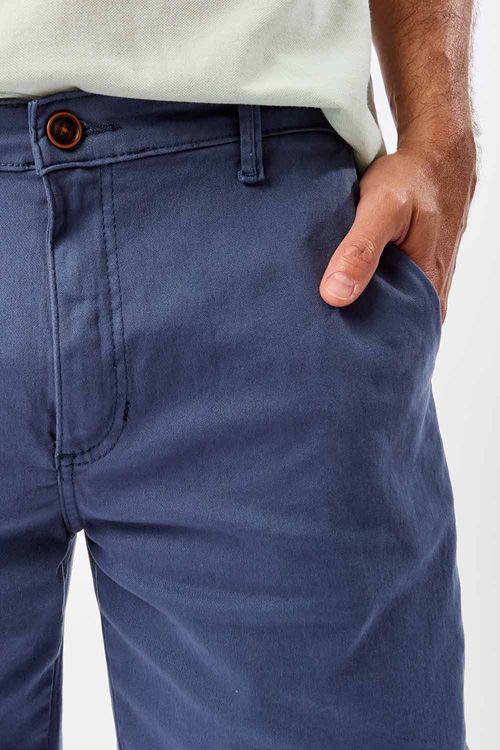 Bermuda Chino New Flex Azul Jeans