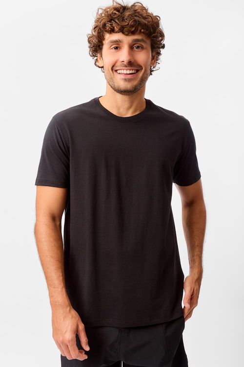 T-Shirt Básica Comfort Preta
