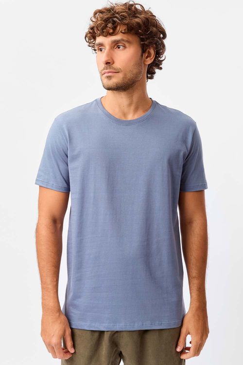 T-Shirt Básica Comfort Azul Jeans