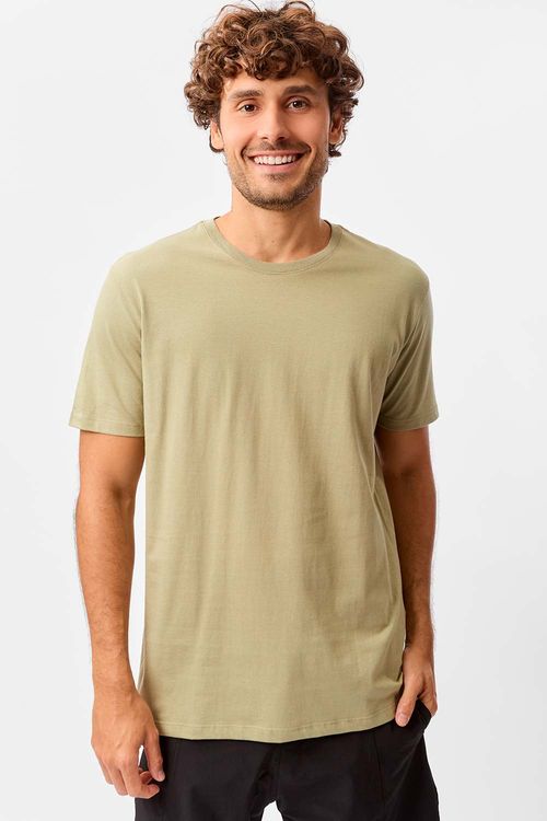 T-Shirt Básica Comfort Verde Militar