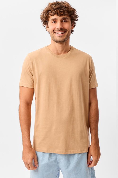 T-Shirt Básica Comfort Khaki