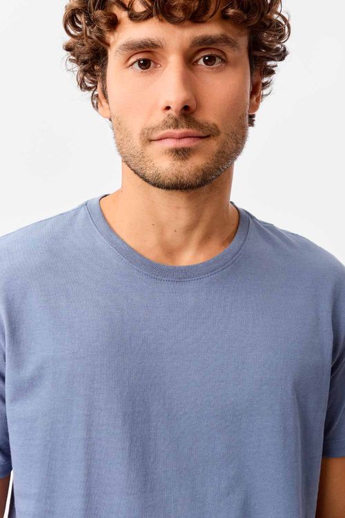 T-Shirt Básica Comfort Azul Jeans
