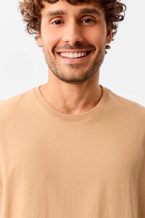 T-Shirt Básica Comfort Khaki