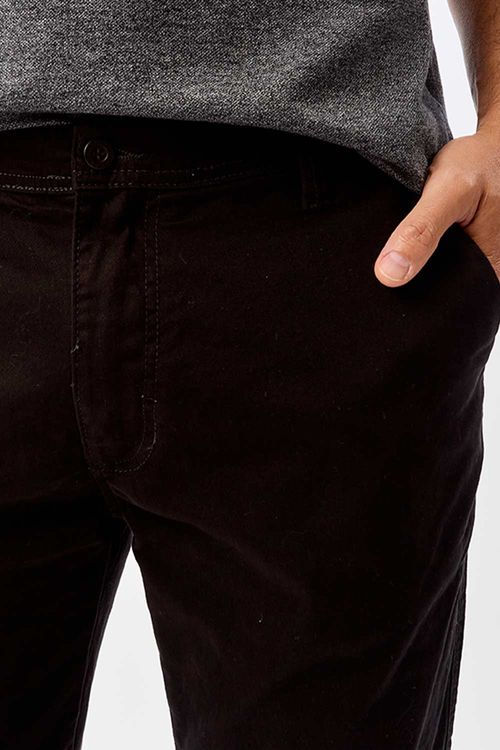 Calça Chino Flex Preta