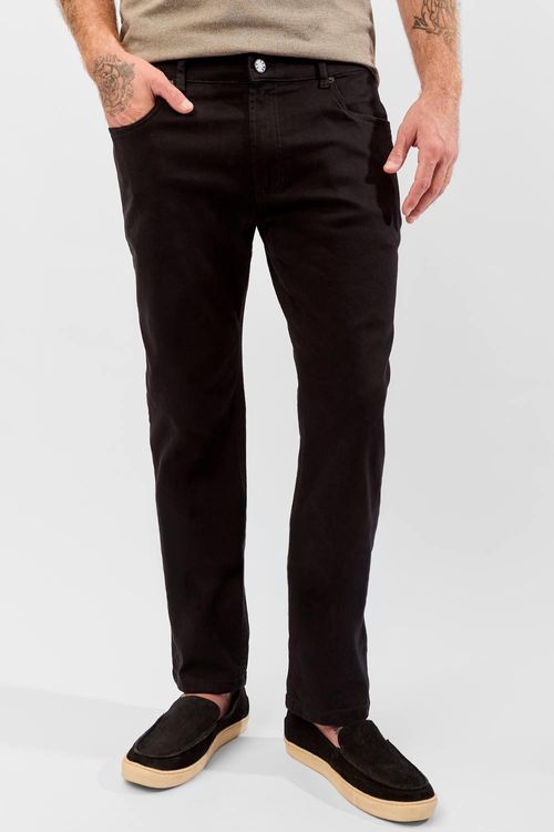 Calça Color Slim Preta
