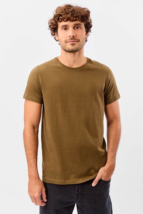 T-Shirt Básica Premium Fit Sem Costura Lateral Vd Msg