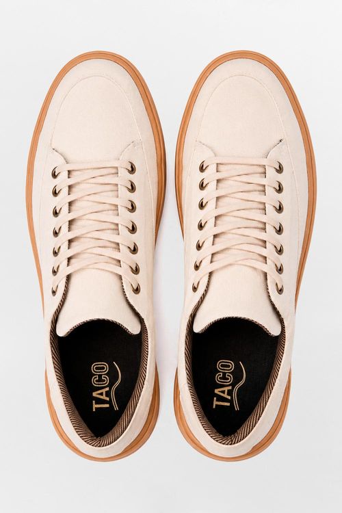 Tênis Lona Canvas Off White