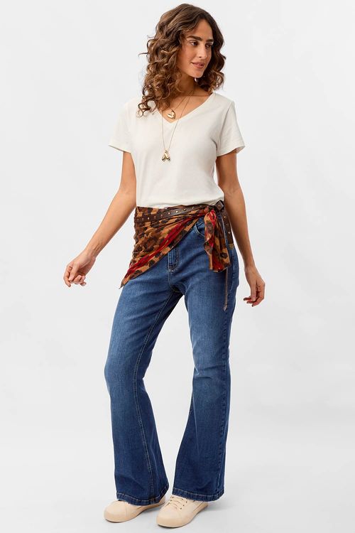 Calça Jeans Bootcut Stone