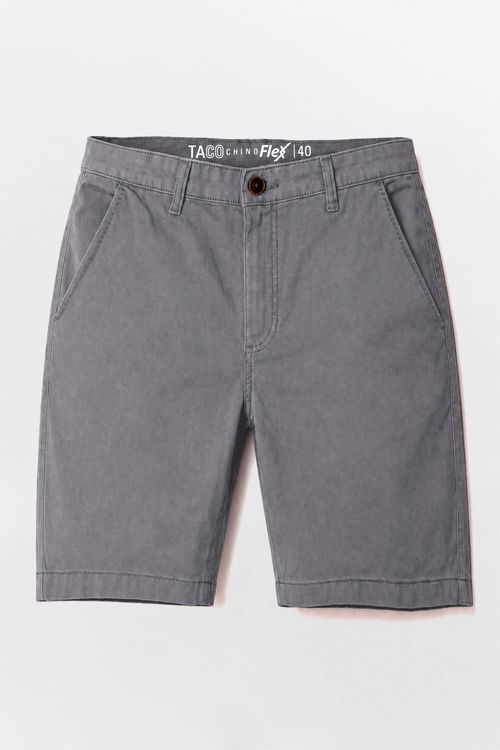 Bermuda Chino Flex Grafite