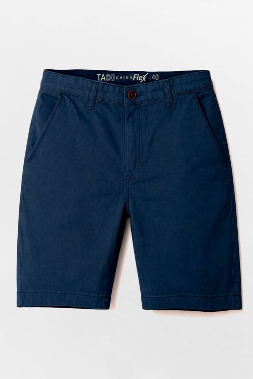 Bermuda Chino Flex Azul Marinho
