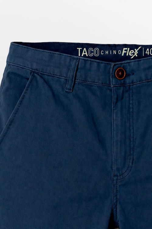 Bermuda Chino Flex Azul Marinho