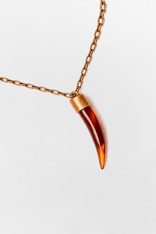 Colar Dente Ouro