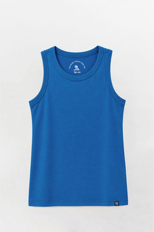 Regata Básica Infantil Azul Jeans