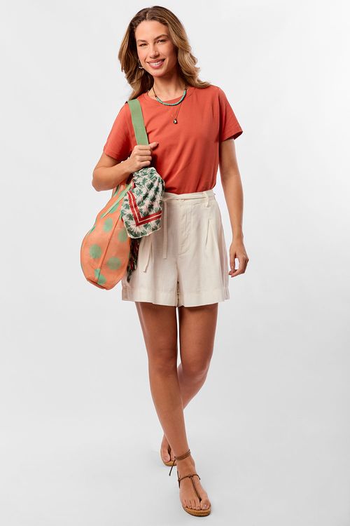 Blusa Básica Egípcia Premium Marrom