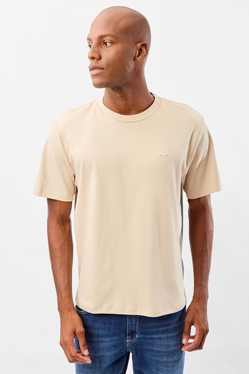 T-Shirt Básica Suedine Supima Off White