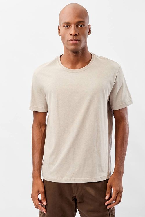 T-Shirt Básica Comfort Mescla Cinza