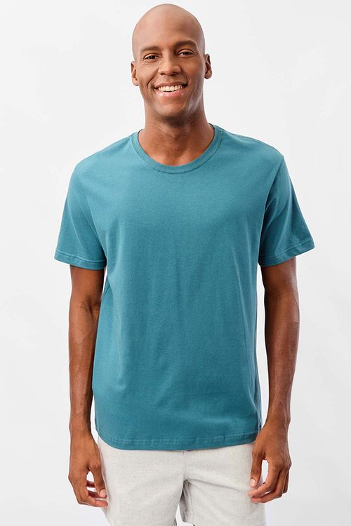 T-Shirt Básica Comfort Mescla Verde