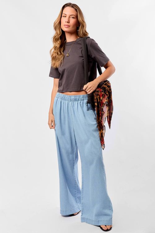 Blusa Básica Premium Boxer Pima Grafite