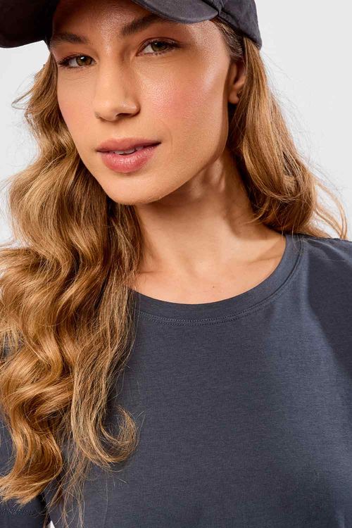Blusa Básica Egípcia Premium Grafite
