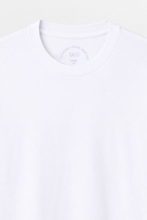 T-Shirt Básica Fit Branca