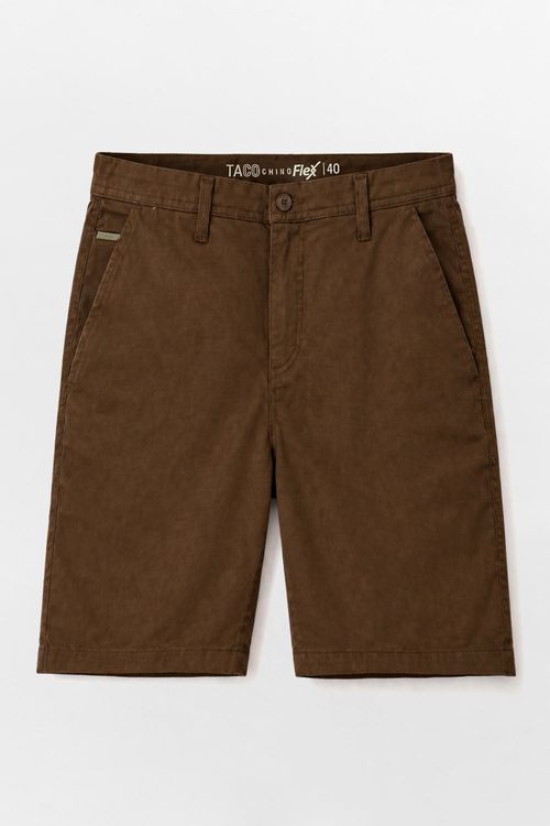 Bermuda Chino Flex Verde Musgo