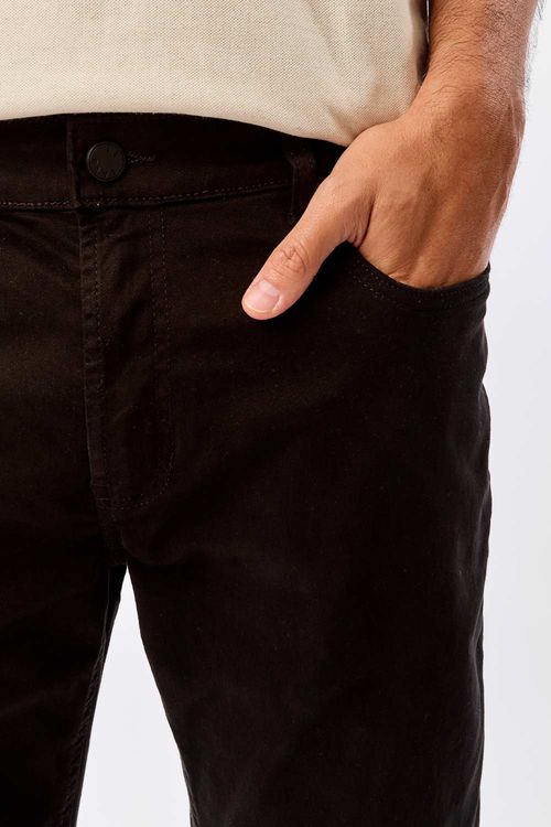 Calça Color Slim Preta